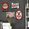 4pcs -  Motor Oil - Vintage Metal Signs(12*16Inch)