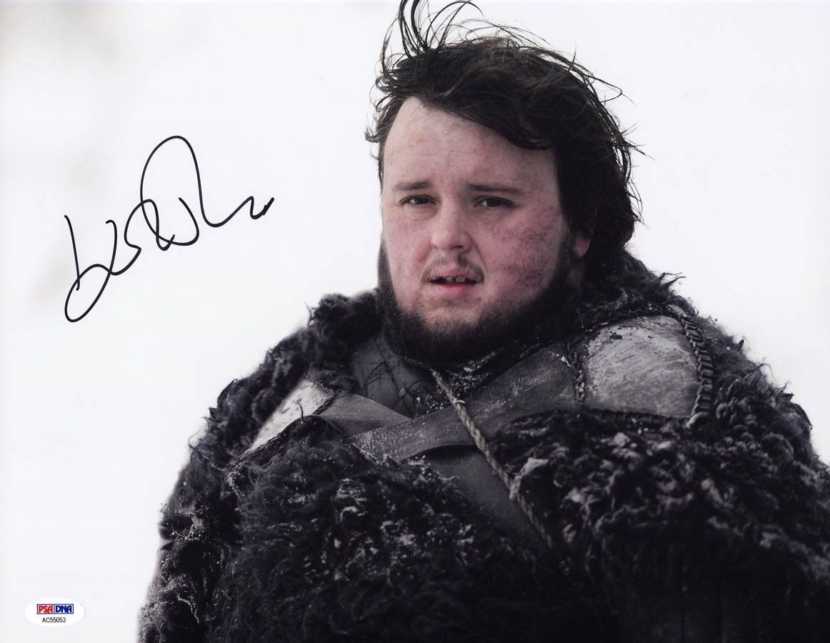 John Bradley SIGNED 11x14 Photo Poster painting Samwell Sam Game of Thrones PSA/DNA AUTOGRAPHED