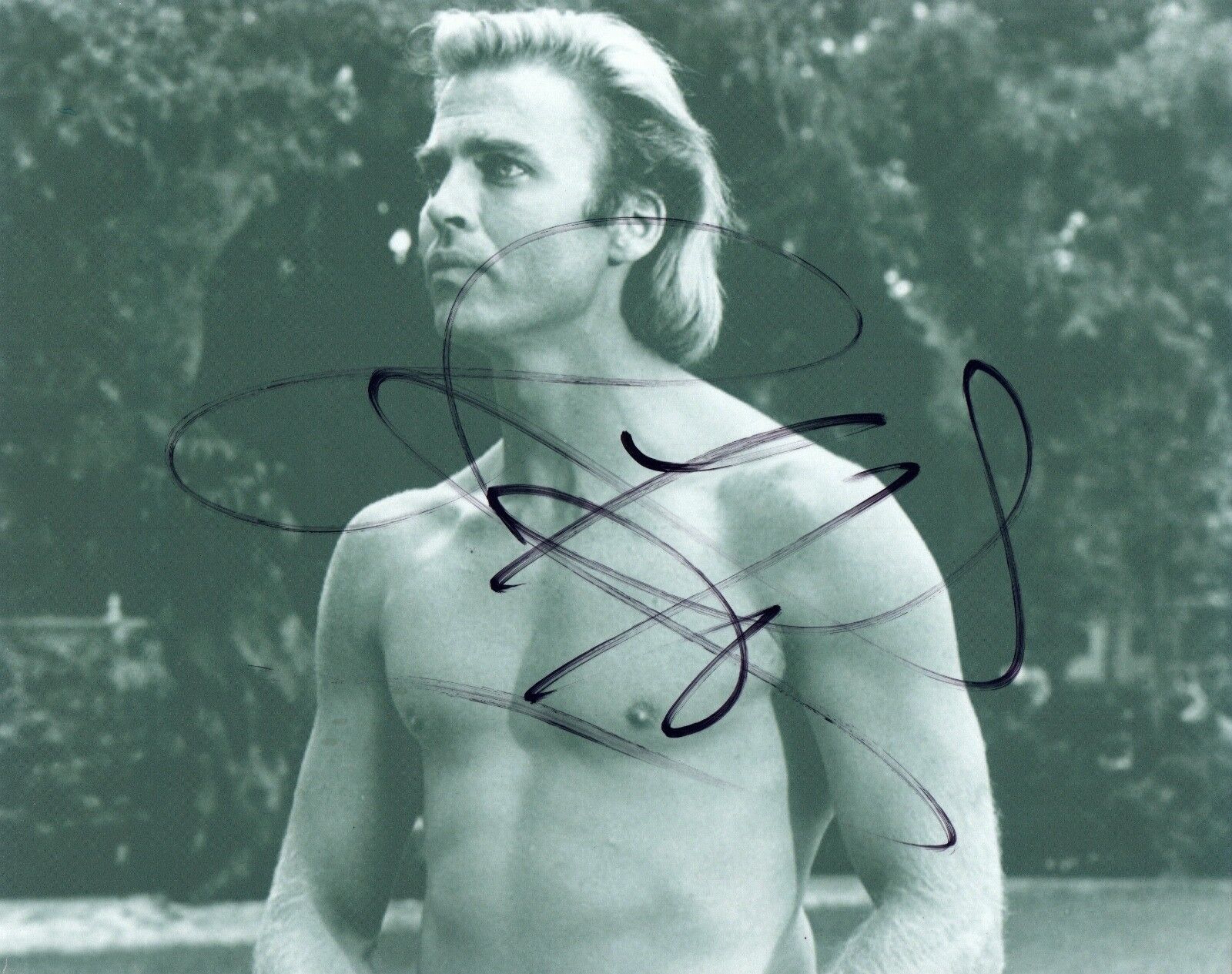 Jeff Fahey Signed Autographed 8x10 Photo Poster painting Handsome Shirtless Actor COA