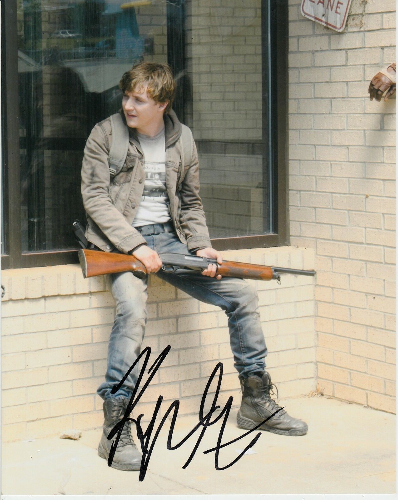 KYLE GALLNER SIGNED THE WALKING DEAD Photo Poster painting UACC REG 242 (1)