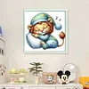 Sleeping Lion-11CT Stamped Cross Stitch 40*40cm/15.75*15.75in