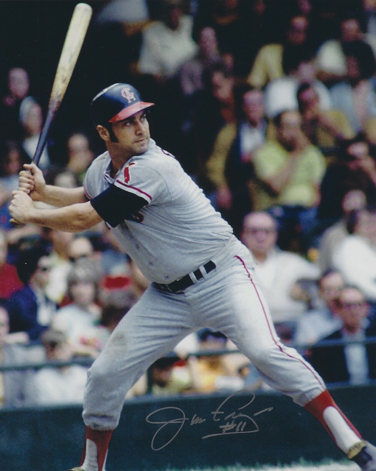 Signed 8x10 JIM FREGOSI California Angels Autographed Photo Poster painting - COA