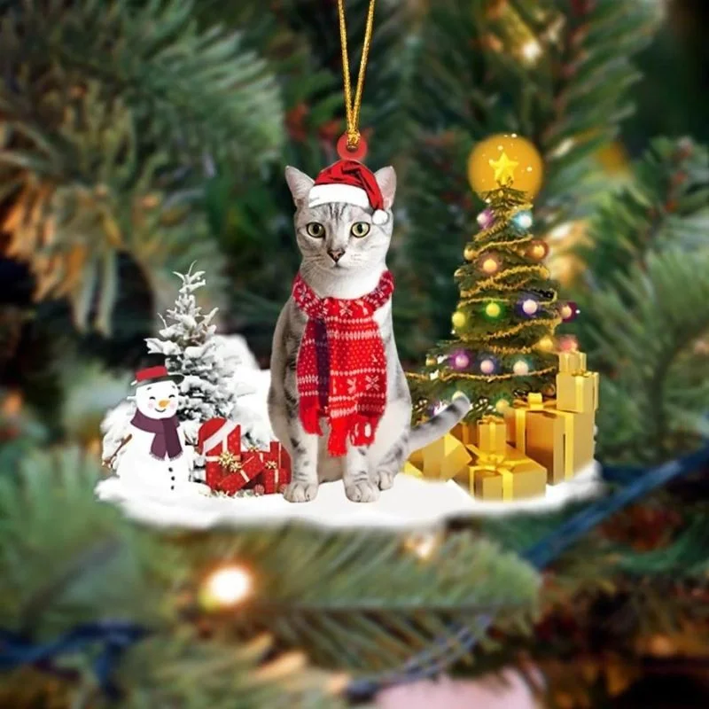 VigorDaily American Shorthair Cat Christmas Ornament SM151