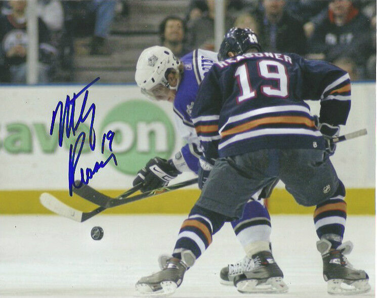 Edmonton Oilers Marty Reasoner Signed Autographed 8x10 Photo Poster painting COA