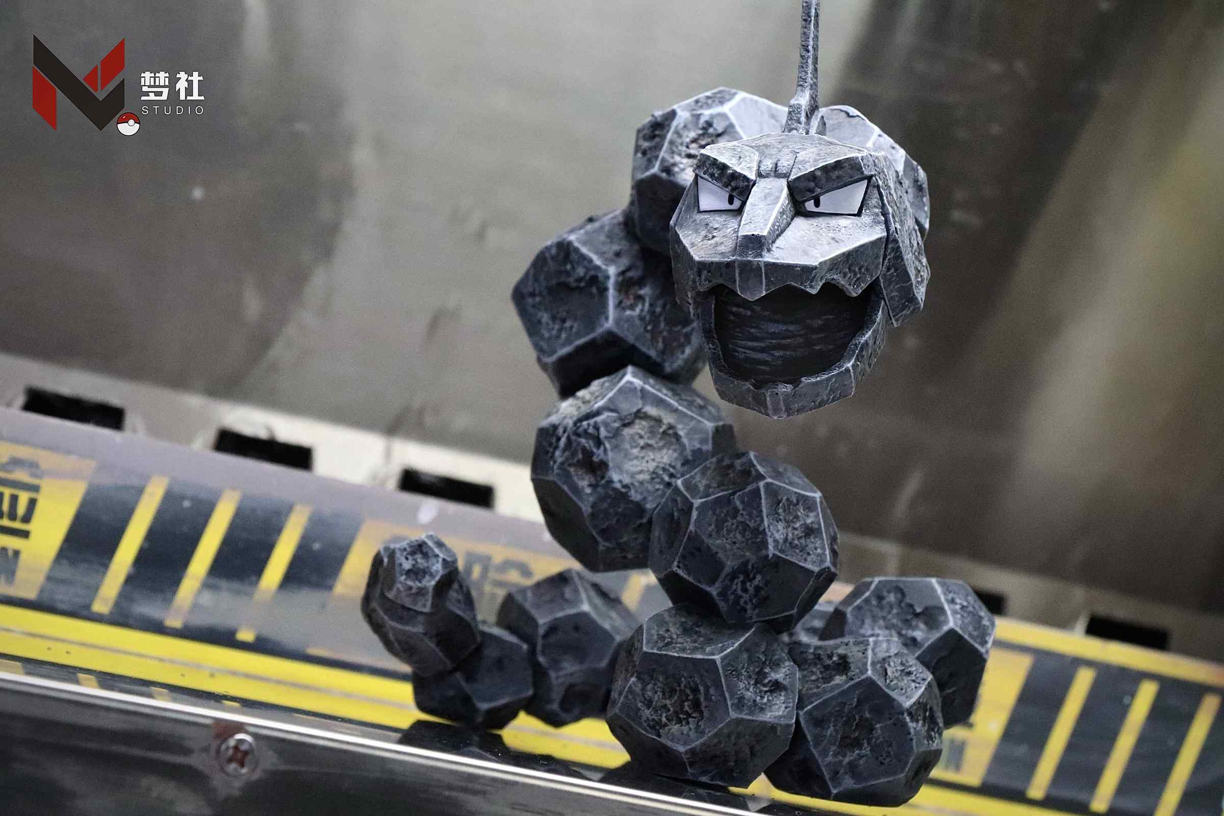 1/20 Scale World Zukan Onix Pokemon Resin Statue MengShe Studio