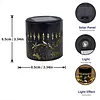 Solar Mandala Lights Outdoor Metal Solar Powered Wall Lamp Decorative Weatherproof Projector Light for Patio Backyard Garden Deck Step Decor