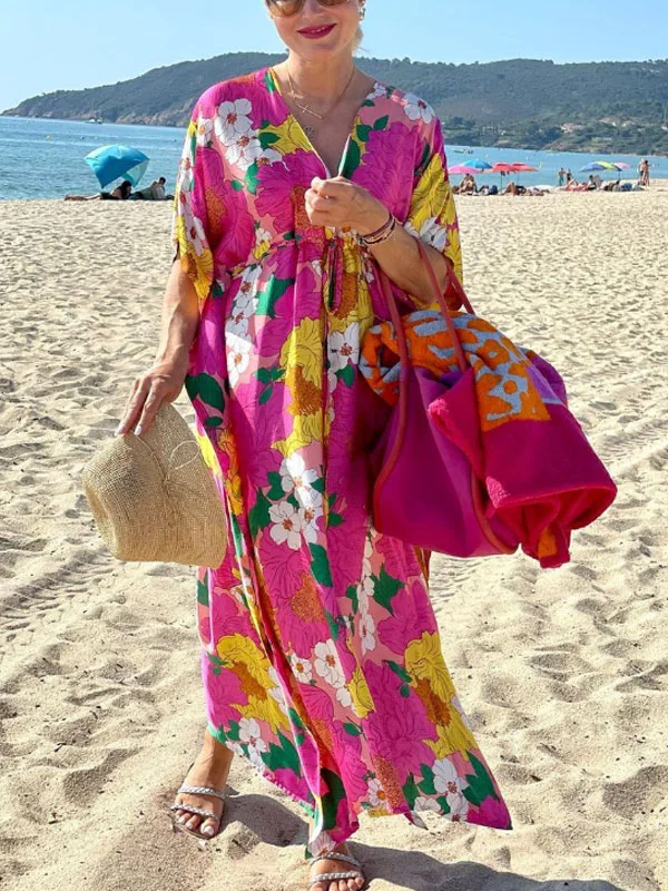 Boho Print Beach Women's Dress