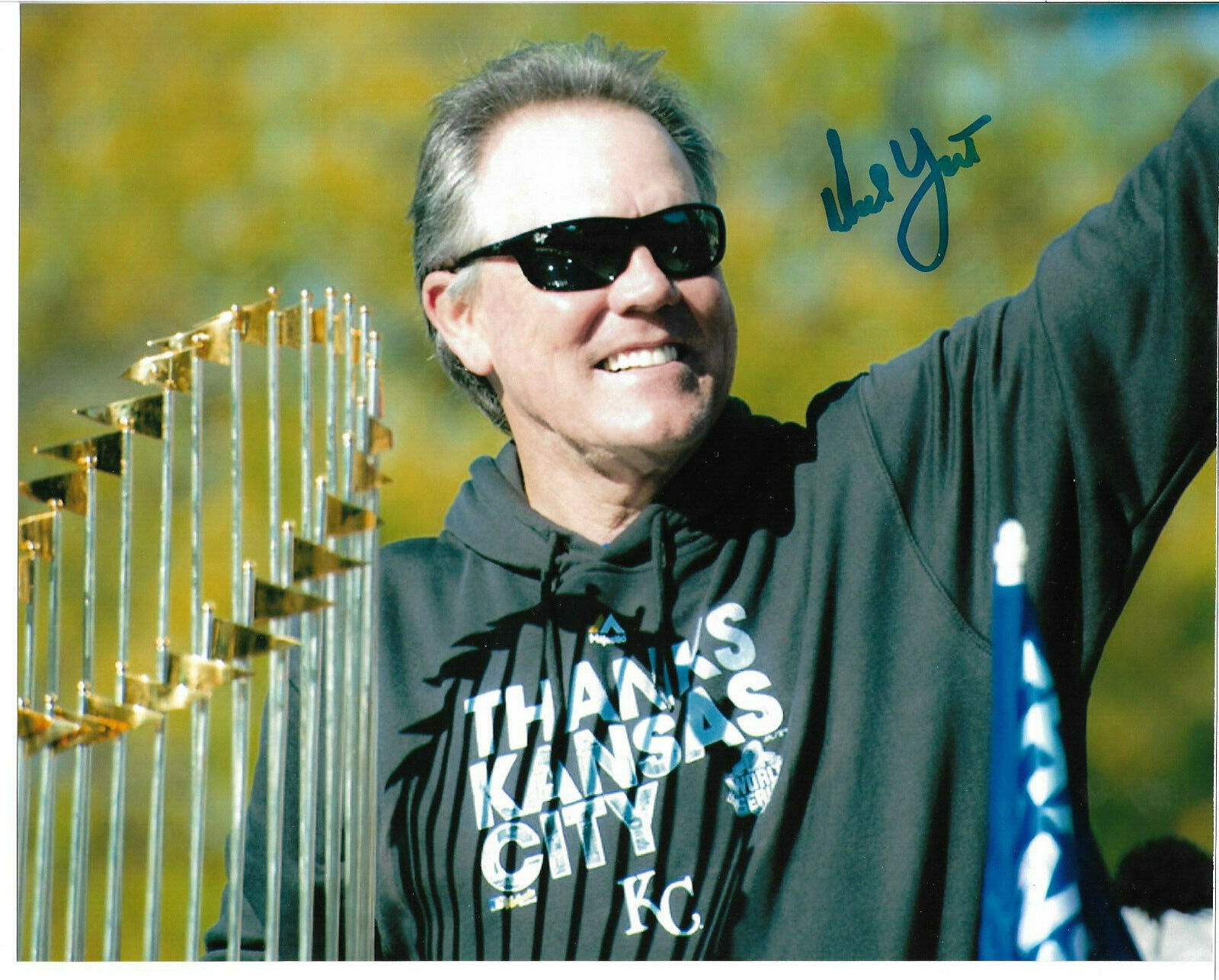 Ned Yost Authentic Signed 8x10 MLB Photo Poster painting Autographed, Kansas City Royals