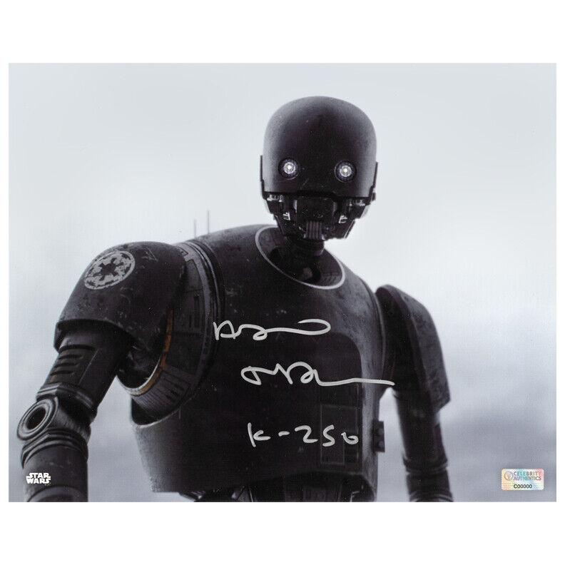 Alan Tudyk Autographed Star Wars: Rogue One K-2SO 8×10 Photo Poster painting