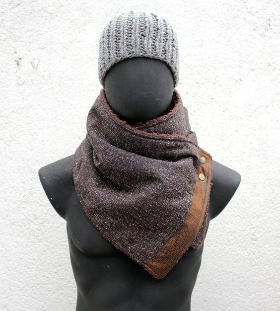 Men's warm scarf