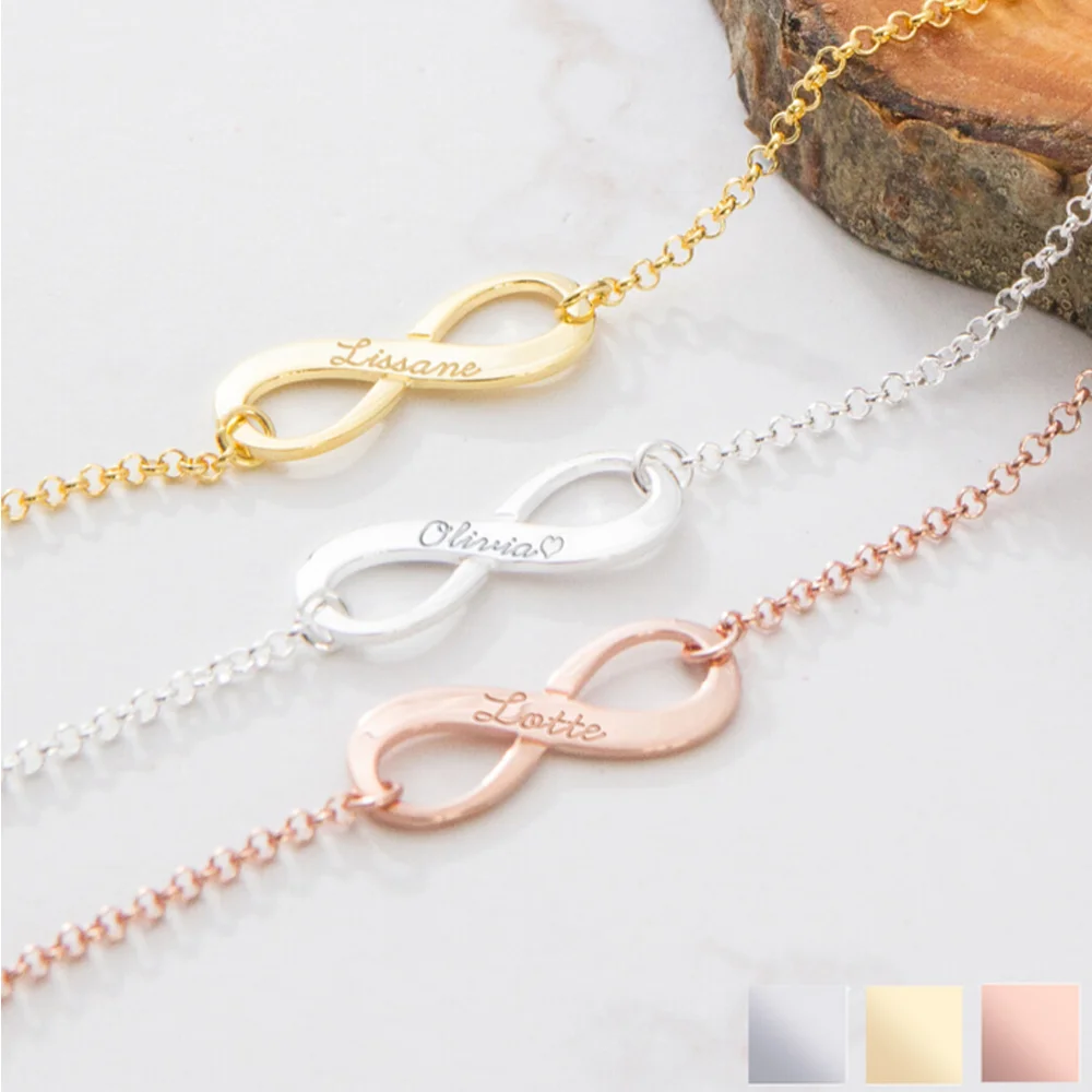 Vangogifts Custom Name 'Infinity'  Bracelet | Best Gift for Mom Grandma