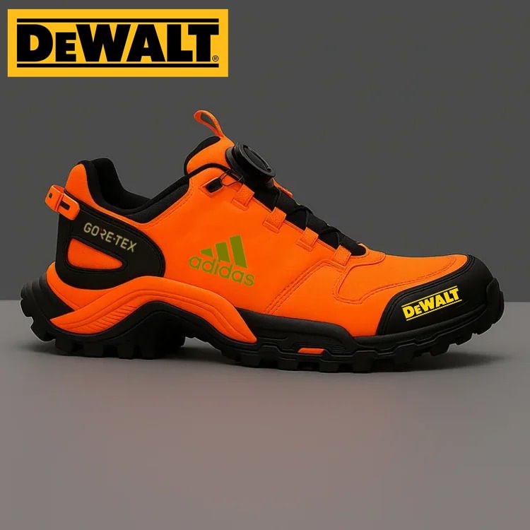 Wodoodporne i oddychające buty robocze i turystyczne męskie marki Adidas&reg; i DEWALT idealnie nadają się do pracy i aktywności na świeżym powietrzu.