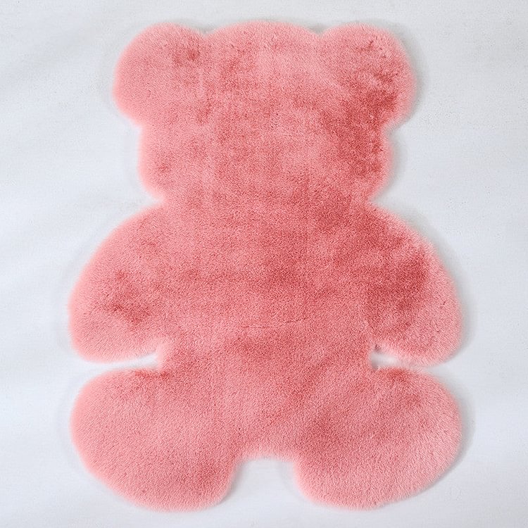 Cute Fluffy Bear Rug - Gotamochi Kawaii Shop, Kawaii Clothes