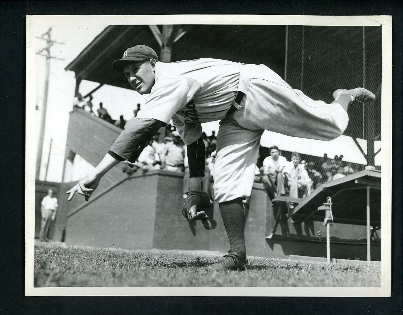 Charles Carl Fischer circa 1935 Type 1 Press Photo Poster painting Detroit Tigers