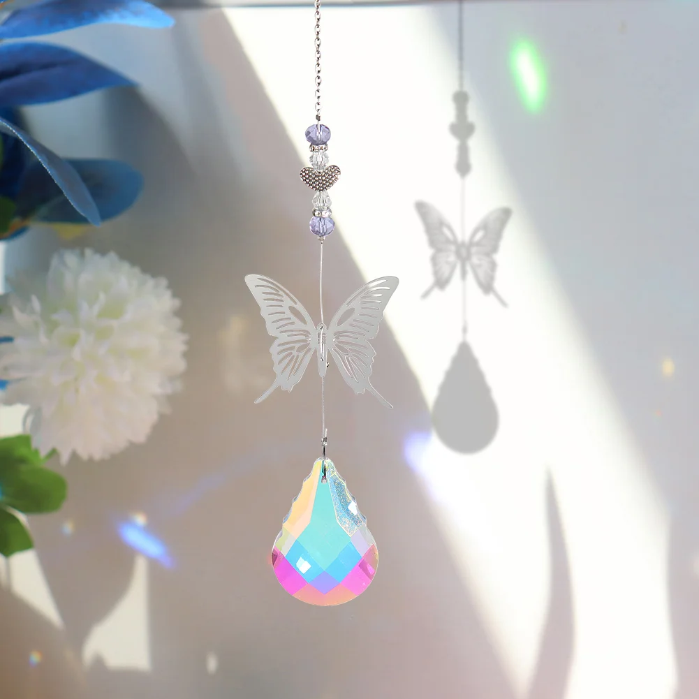 Crystal Windchimes Sunlight Catching Hanging Pendant Light Catcher Jewelry
