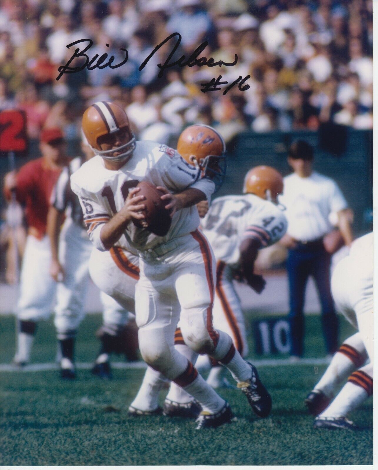 Bill Nelson #0 8x10 Signed Photo Poster painting w/ COA Cleveland Browns -