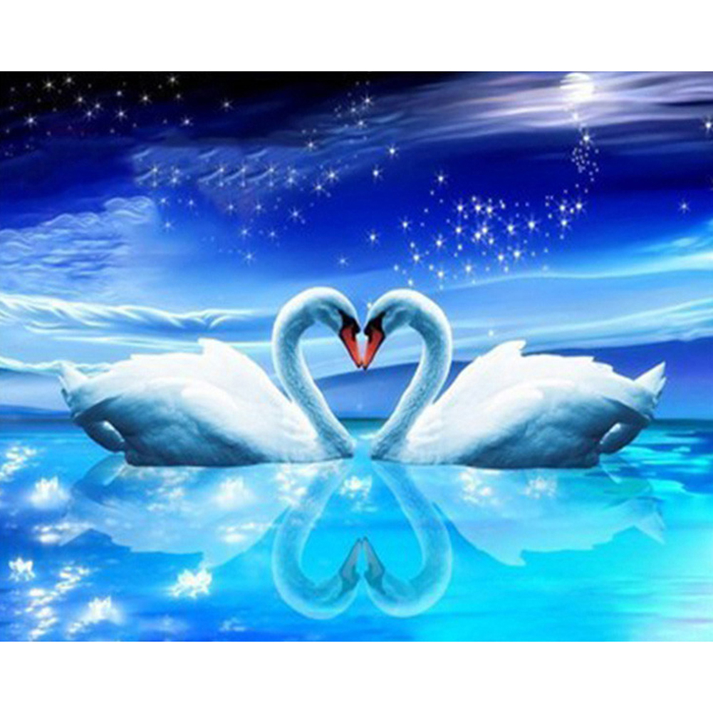 

Swan - Square Drill Diamond Painting - 50*40CM, 501 Original