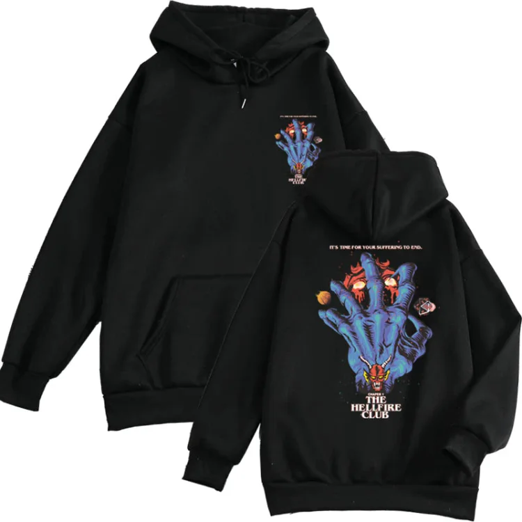 Stranger Things Hoodie Unisex Loose Pullover