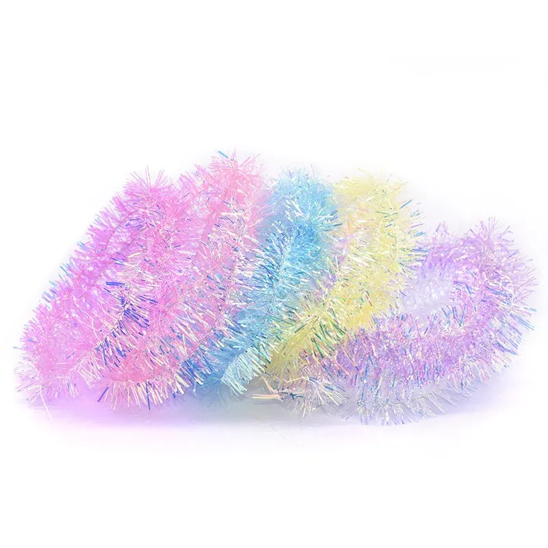 2Meters Colorful Garland Christmas Tree Ornaments Bar Tops Ribbon New Year Christmas Decoration for Home Outdoor Navidad 2019