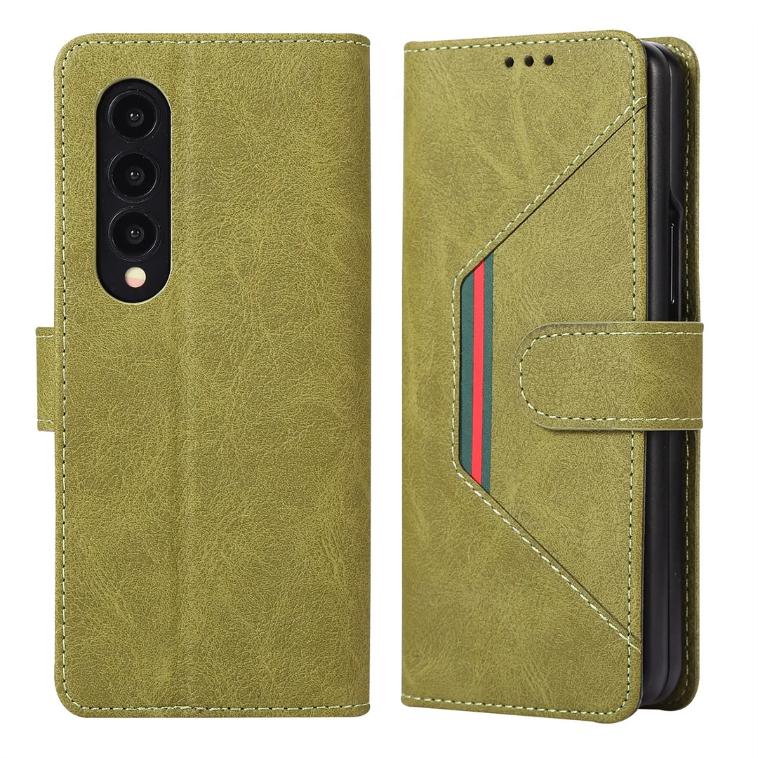Suitable for Samsung Z Fold5/4 mobile phone case flip leather case