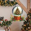 >SALE<Acrylic Christmas Crystal Ball Rhinestone Diamond Art Window Pendants for Garden