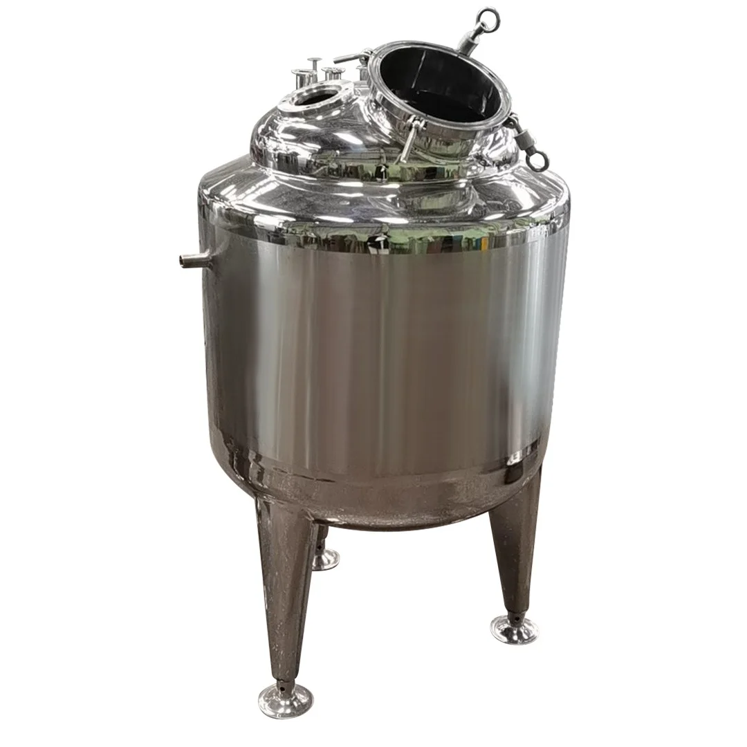storage solvent tank stainless steel mixing storage vessels single or double layer | DOVMXTECH