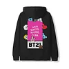 Bt21 anti social discount social club hoodie pink