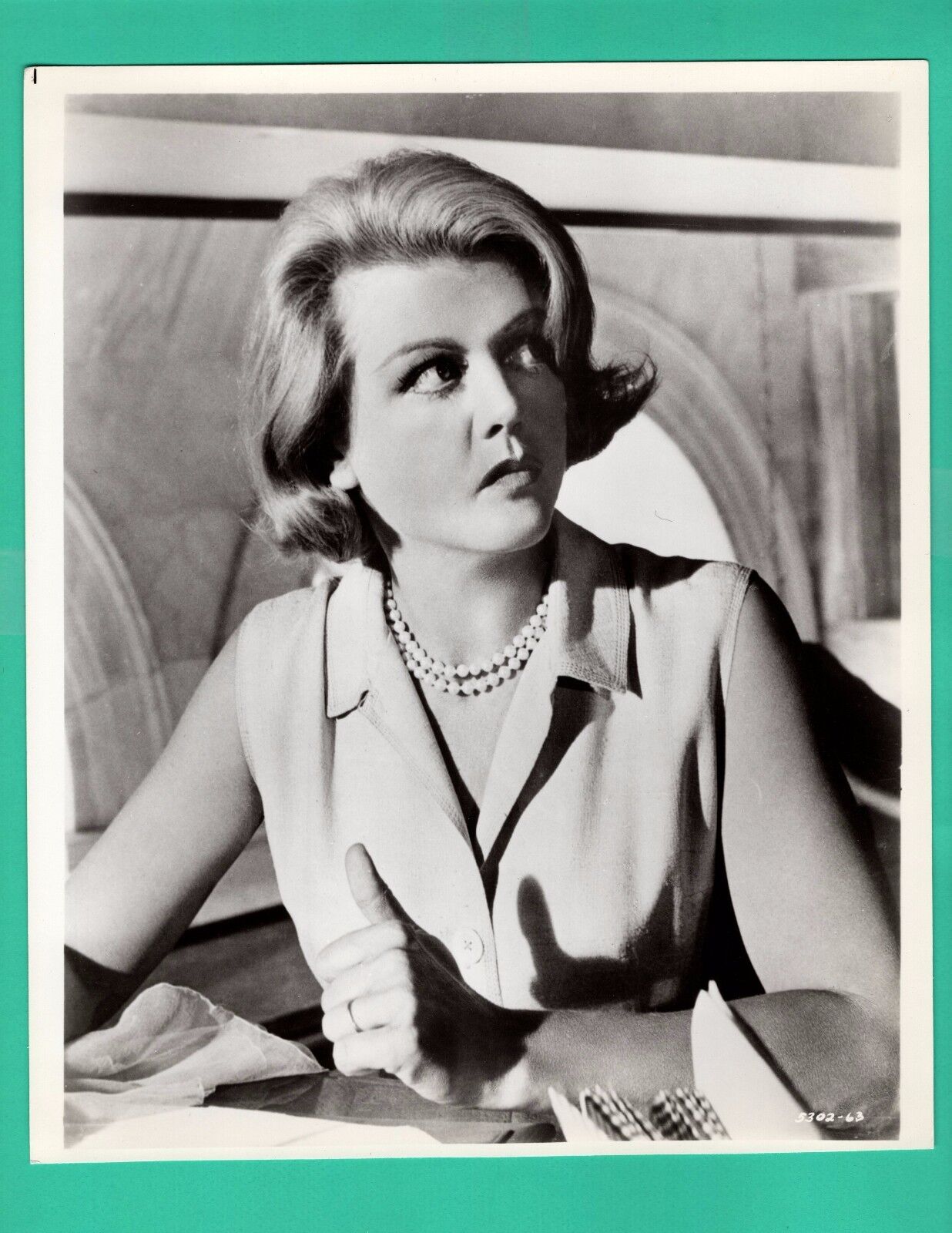 ANGELA LANSBURY Actress Movie Star Vintage Promo 1960's Vintage Photo Poster painting 8x10