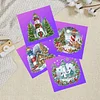 6pcs DIY Diamond Painting Grußkarte Set für Urlaub Segen Weihnachtsgeschenk