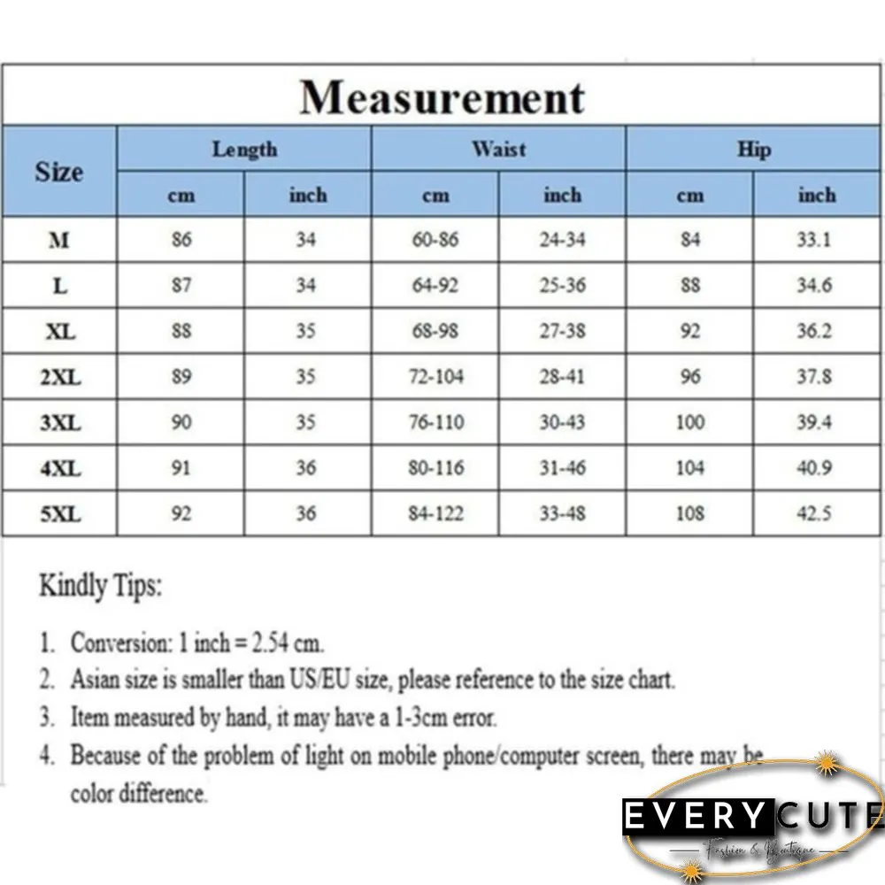 Spring Summer Female Irregular High Waist Plus Size Skirts Womens Fashion Waisted Loose
