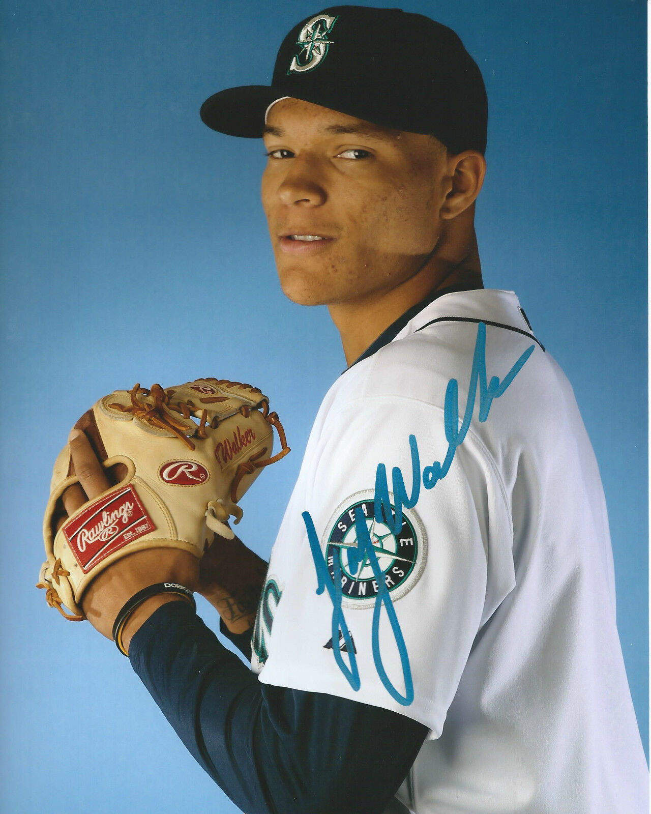 **GFA Seattle Mariners *TIJUAN WALKER* Signed 8x10 Photo Poster painting T5 COA**