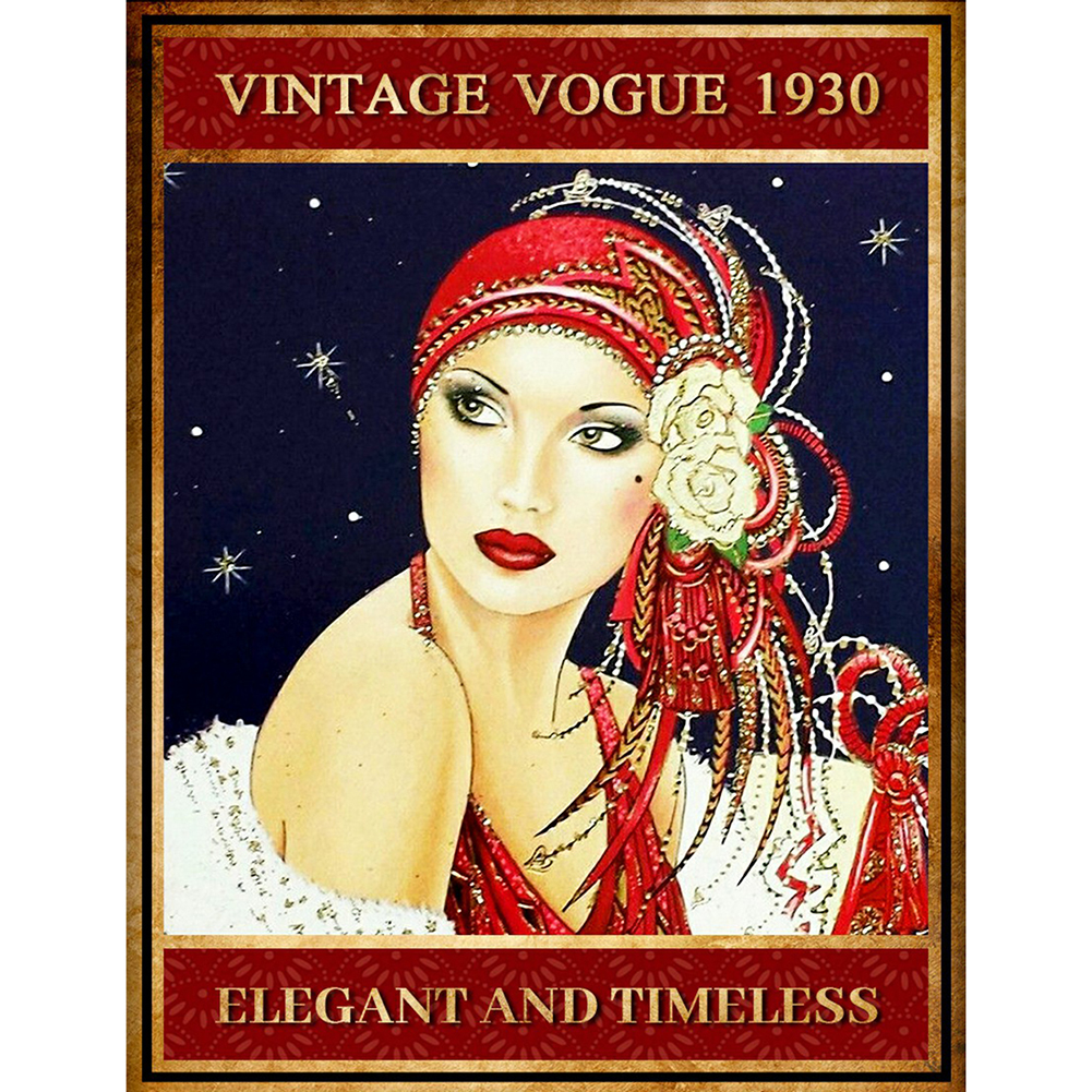 

Elegant Lady - Round Drill Diamond Painting - 40*50CM, 501 Original