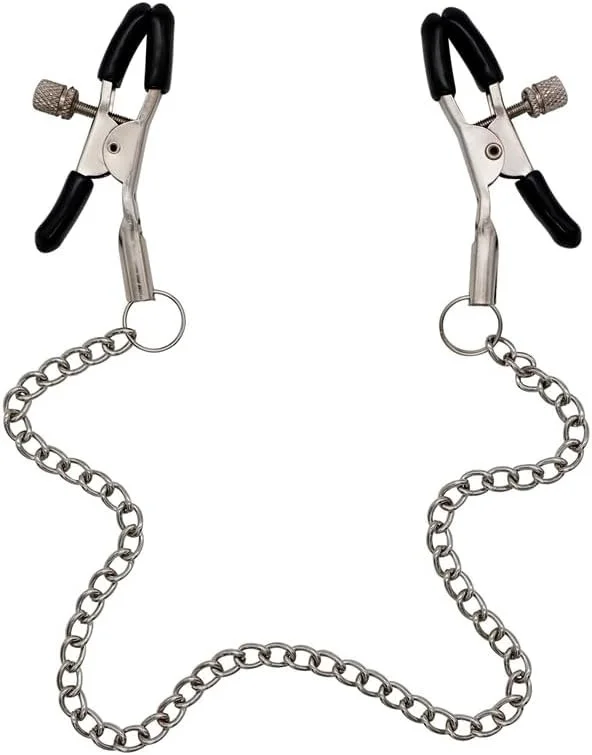 Nipchain - Nipple Toys Adjustable Metal Nipple Clamps For Women Couples Bdsm