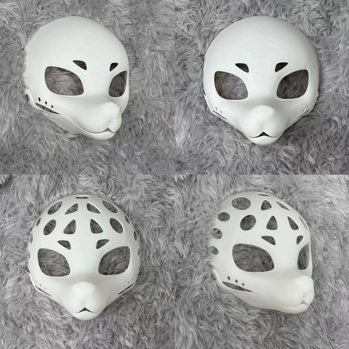 (Kemono Series) K9 Movable Jaw Head Base - Fursuit Head Base