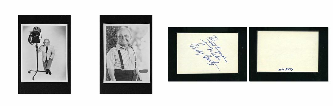 Billy Barty - Signed Autograph and Headshot Photo Poster painting set - Willow