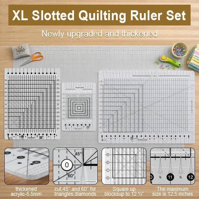 Stripy Ruler Sewiing Made Easy | Stripology® XL Ruler