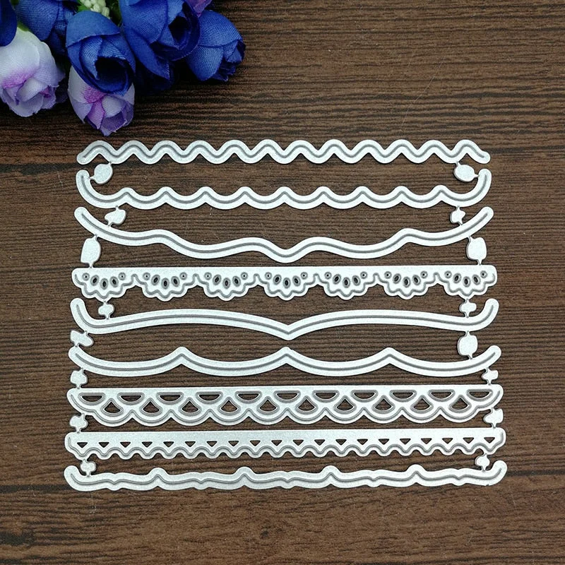 9pcs/Set Decorative Cards Metal Cutting Dies Stencils for DIY Scrapbooking/photo album Decorative Embossing DIY Paper Cards