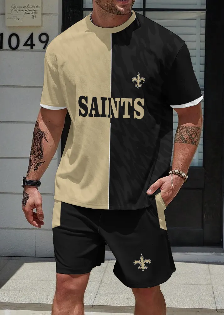 New Orleans Saints  Limited Edition Top And Shorts Two-Piece Suits