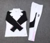 2023/2024 Juventus Half-Pull Training Suit White Football Shirt 1:1 Thai Quality Set