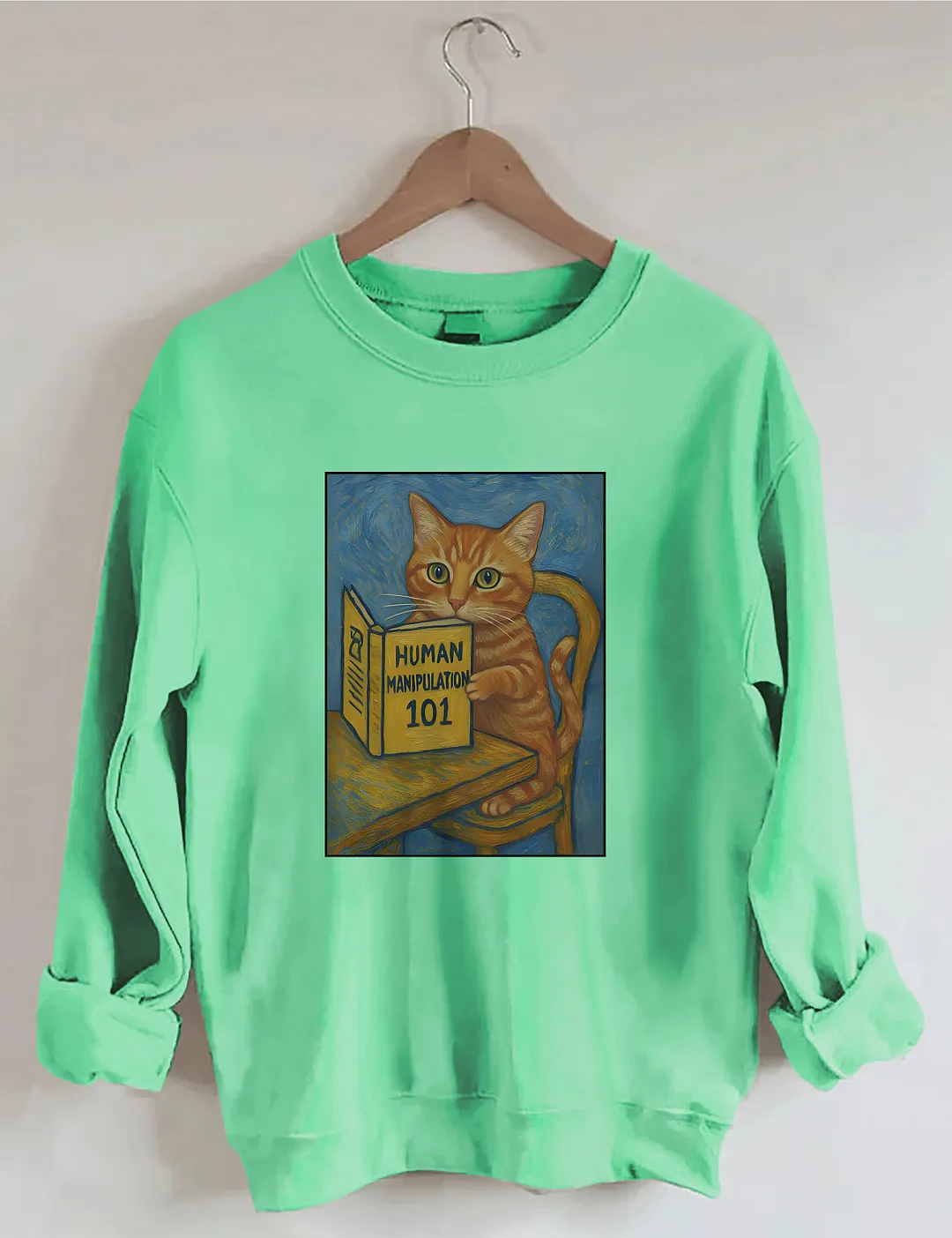 Funny Cat Human Manipulation Sweatshirt