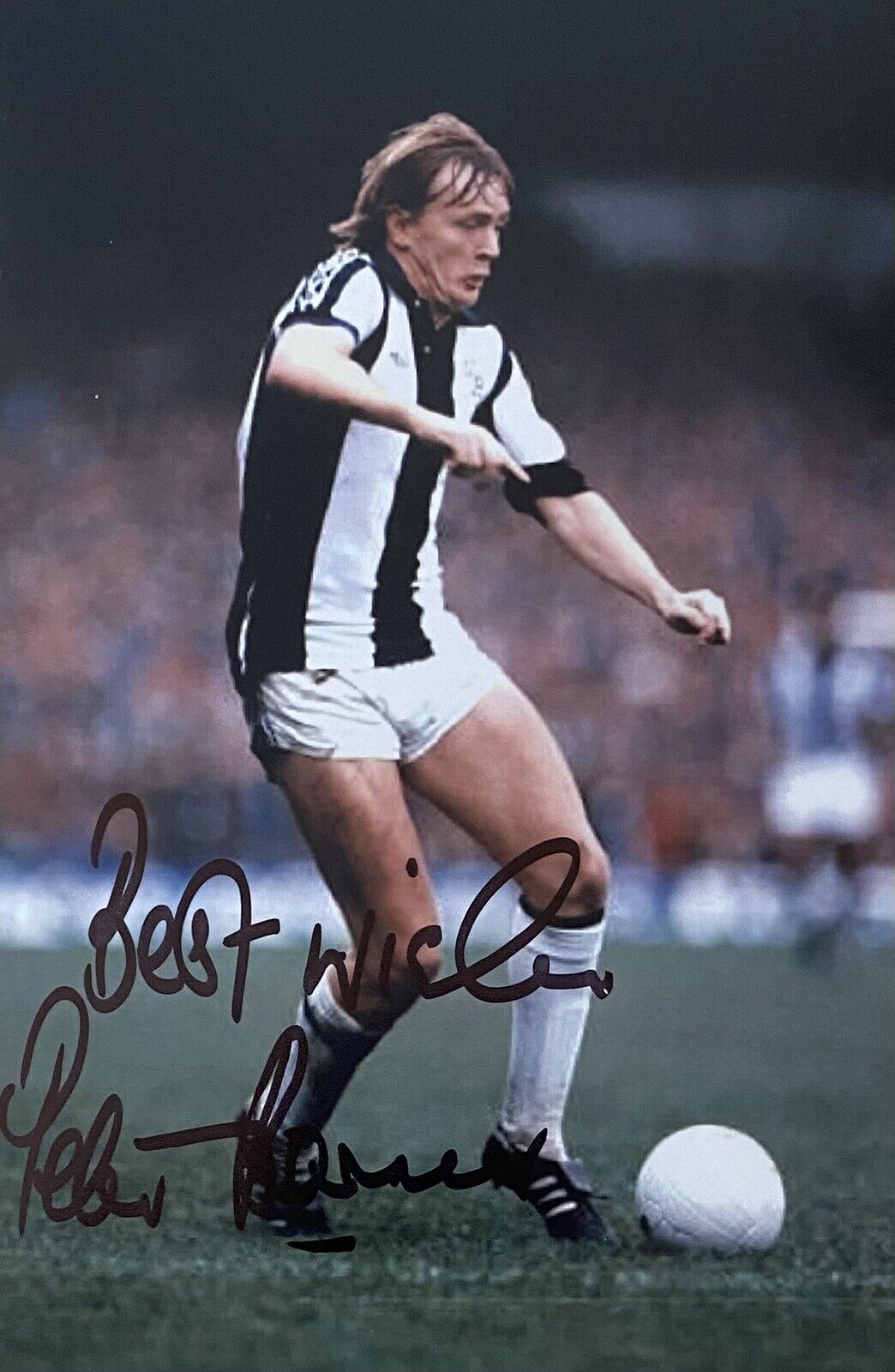 Peter Barnes Genuine Hand Signed West Brom 6X4 Photo Poster painting