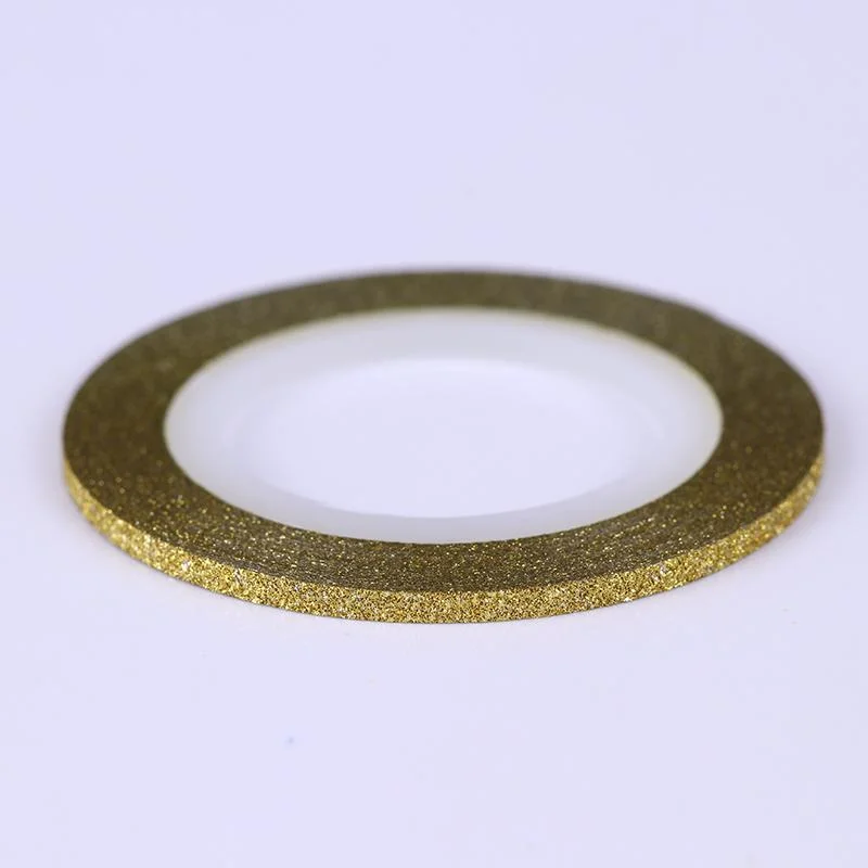 1 Roll Gold Sliver Nail Striping Tape Line 1mm 2mm 3mm Sticker Matte Glitter Stickers DIY Decors Tool Nail Art Decoration