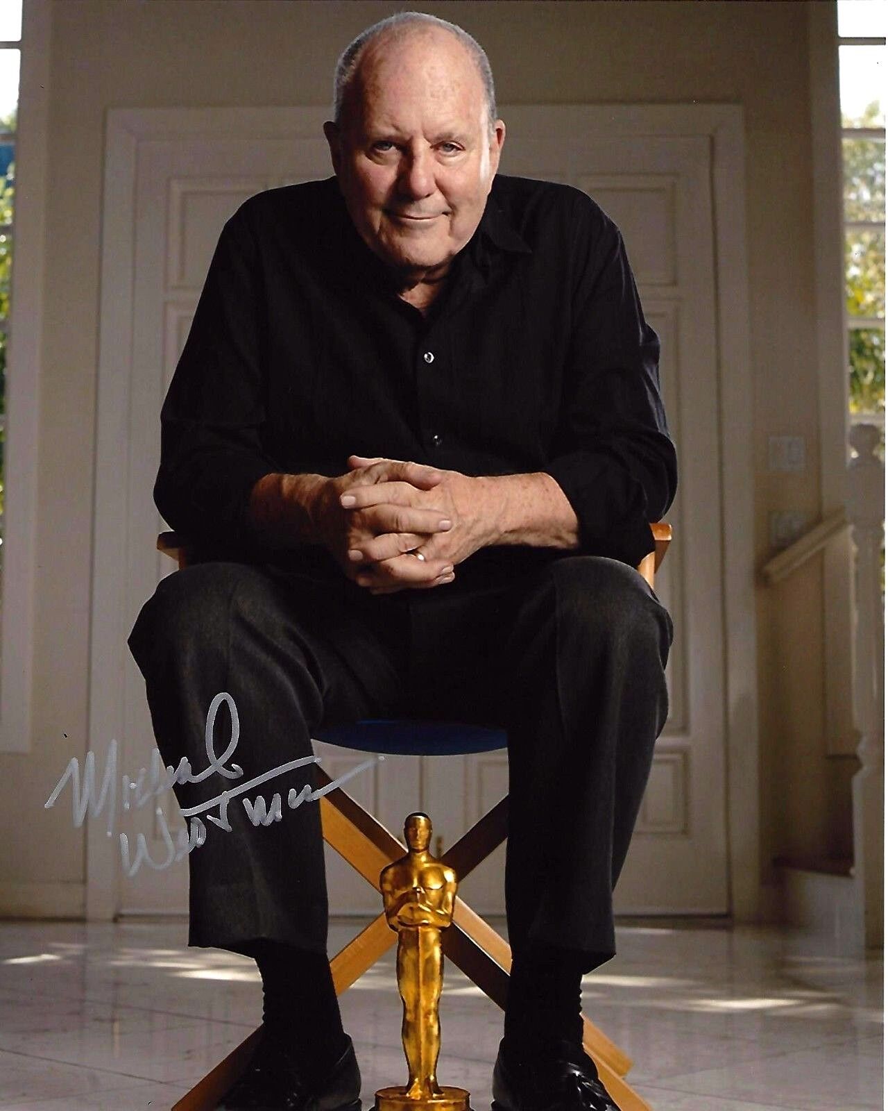 MAKEUP ARTIST MICHAEL WESTMORE SIGNED OSCAR WINNER 8x10 Photo Poster painting w/COA BLADE RUNNER