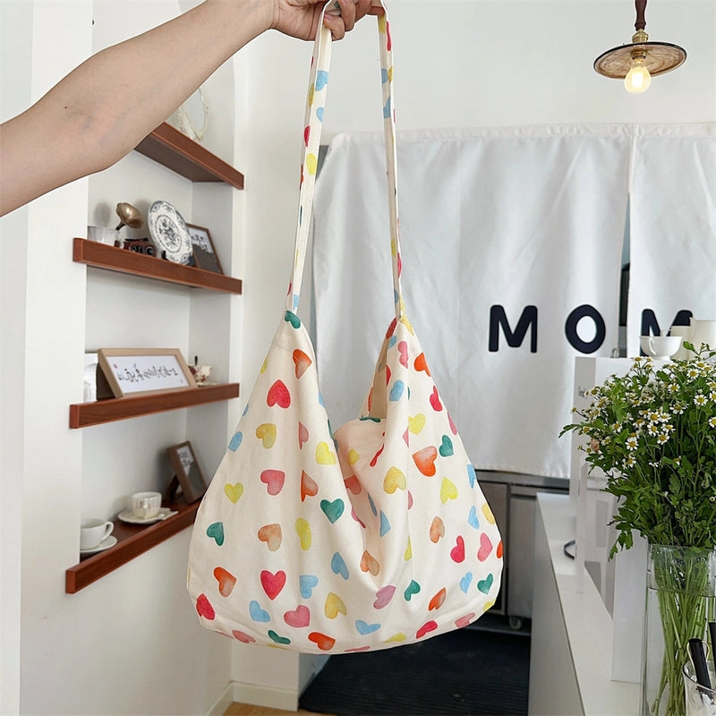 13165 Western Style Fashionable Leopard Print Crossbody Bag Large Capacity Single Shoulder Shopping Bag Fashion Canvas Bag For Women Fashion