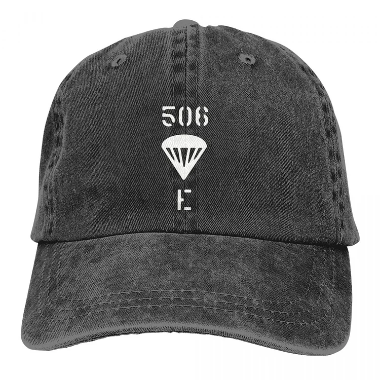Summer Cap Sun Visor WW2 506 Pir Easy Company Band Of Brothers Classic Hip Hop Caps Camp Camping Cowboy Hat Peaked Hats