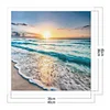 11CT Counted/Stamped Sunset By The Sea-Cross Stitch-40*40cm