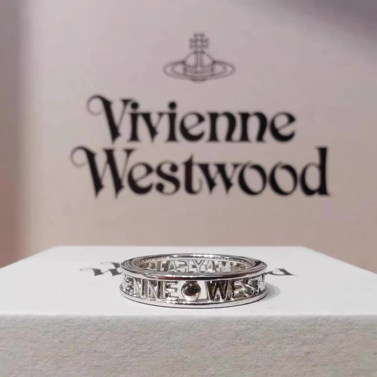 Vivienne Westwood Hollow Letters Ring
