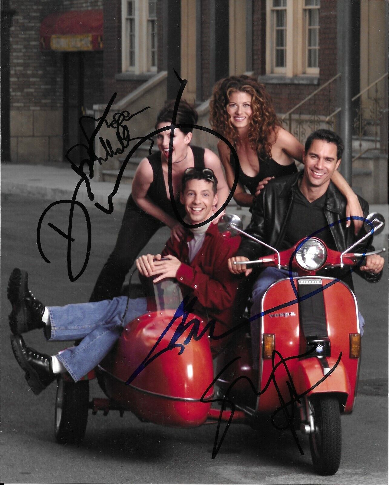 Will & Grace autographed Photo Poster painting signed 8x10 #1 took 4 years to complete