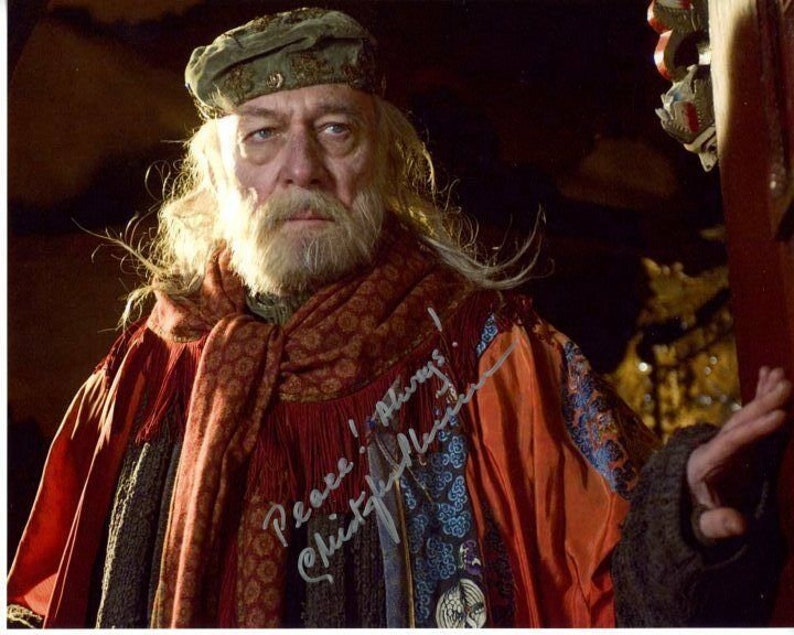 Christopher plummer signed the imaginarium of doctor parnassus 8x10 Photo Poster painting