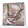DIY Pearl Painting Butterfly for Home Wall Decor with Frame(25x25cm)